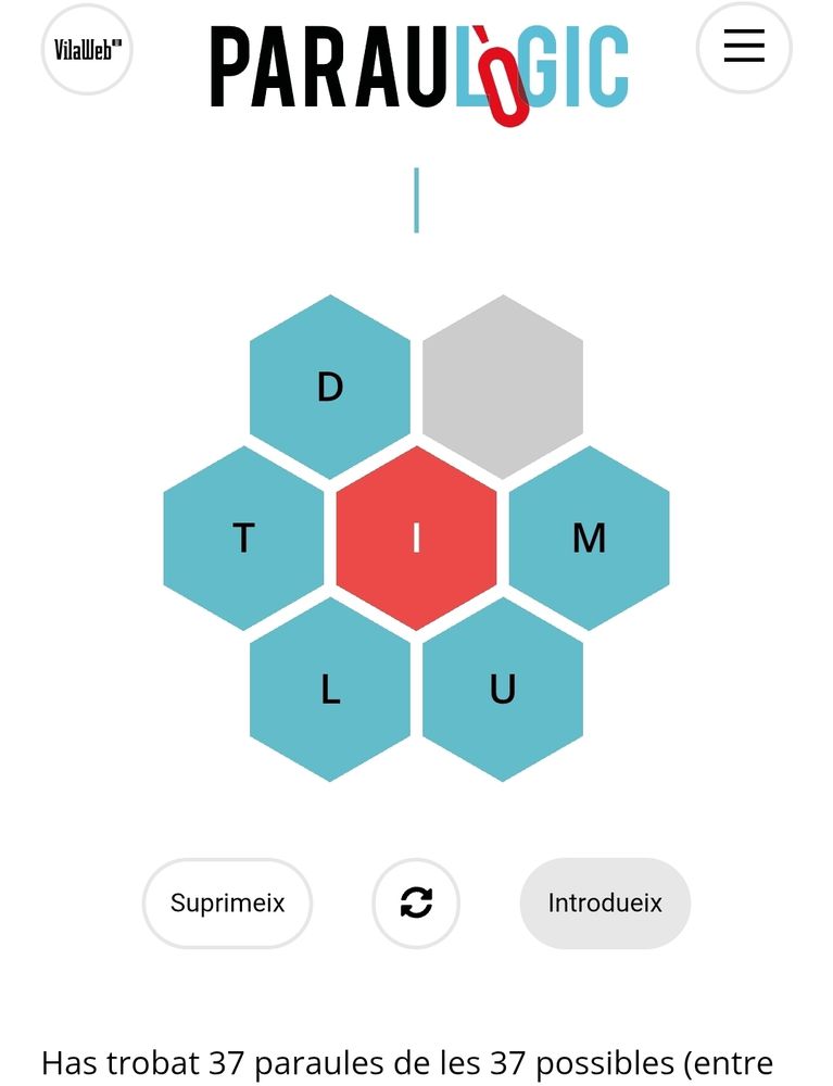 DLMTU-I, 37/37 paraules trobades.
