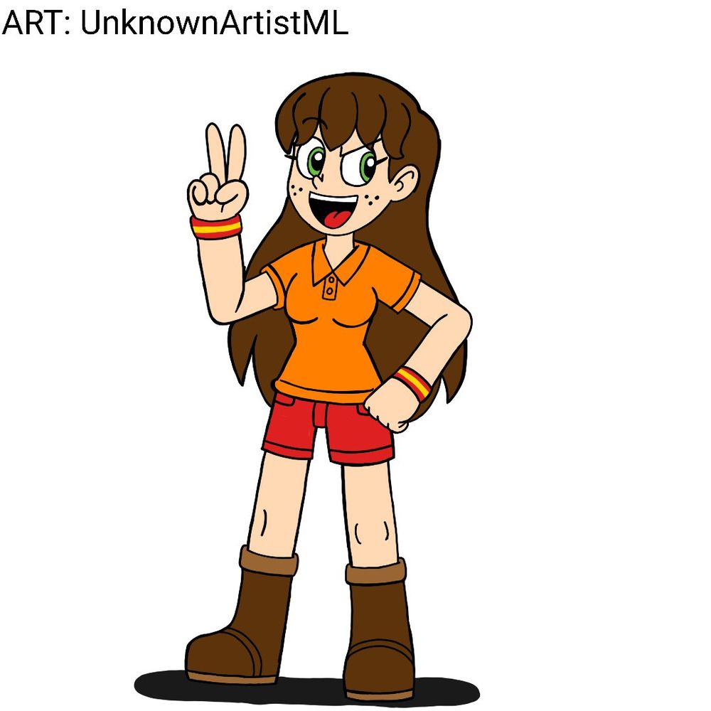 Starla Ando, digital art by me.