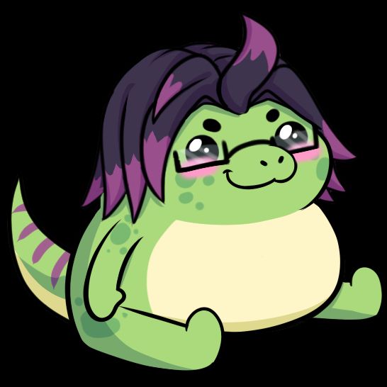 a chubby greb sat down with a big smile and rosy cheeks