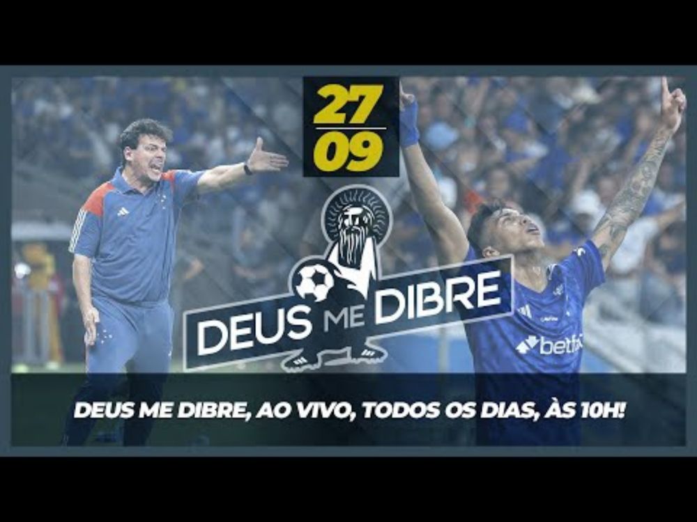 27/09/24 - DEUS ME DIBRE, AO VIVO, TODOS OS DIAS, ÀS 10H!