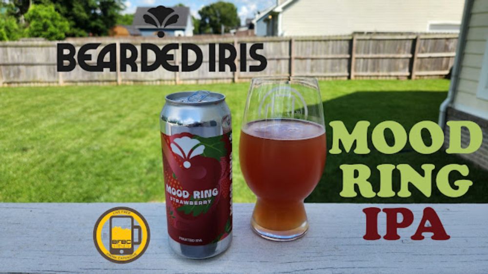 Bearded Iris "Mood Ring" Strawberry IPA