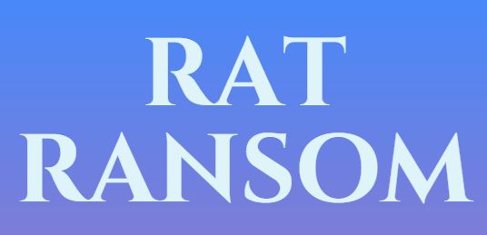 the text "Rat Ransom" is a bold, serif, all-caps font