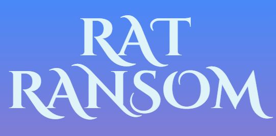 the text "Rat Ransom" in a bold, serif, all-caps font with decorative swooshes on each letter