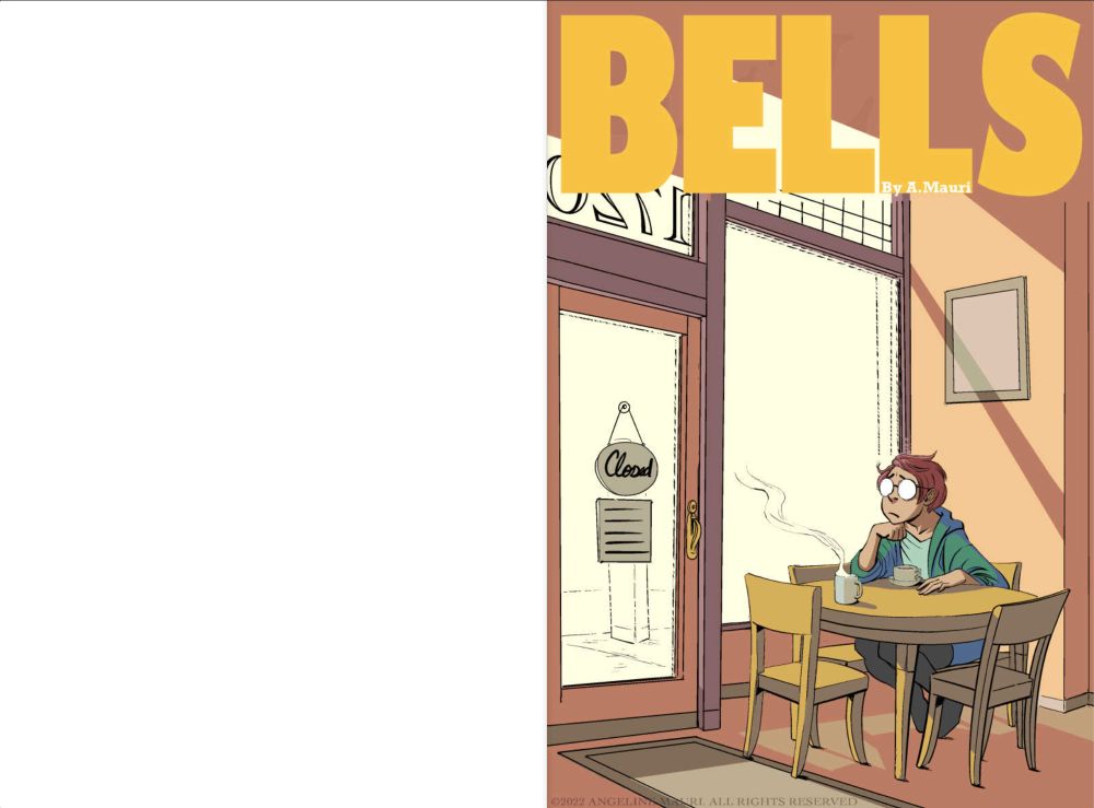 Cover image for bells with the protagonist waiting in the El Almacen cafe in Toronto, CAN
