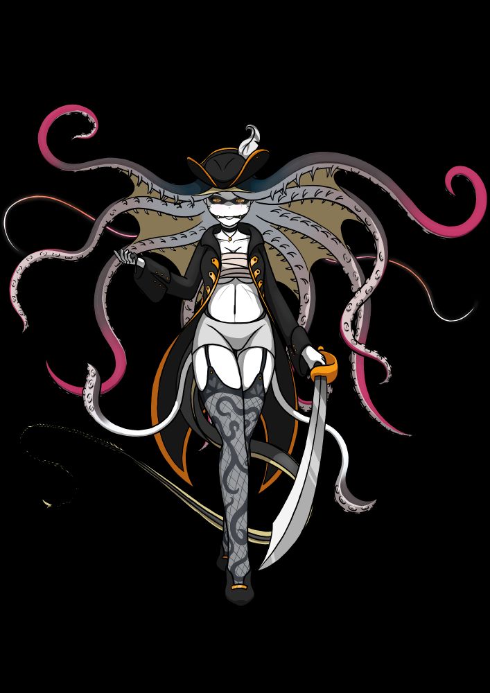 Erika Octavia by MobulaKaiju
based on vampire squid and octopus, with some elements of a pelican eel