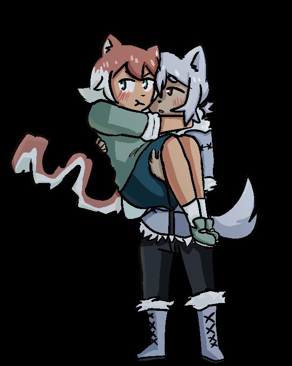 treat holding moxie in her arms