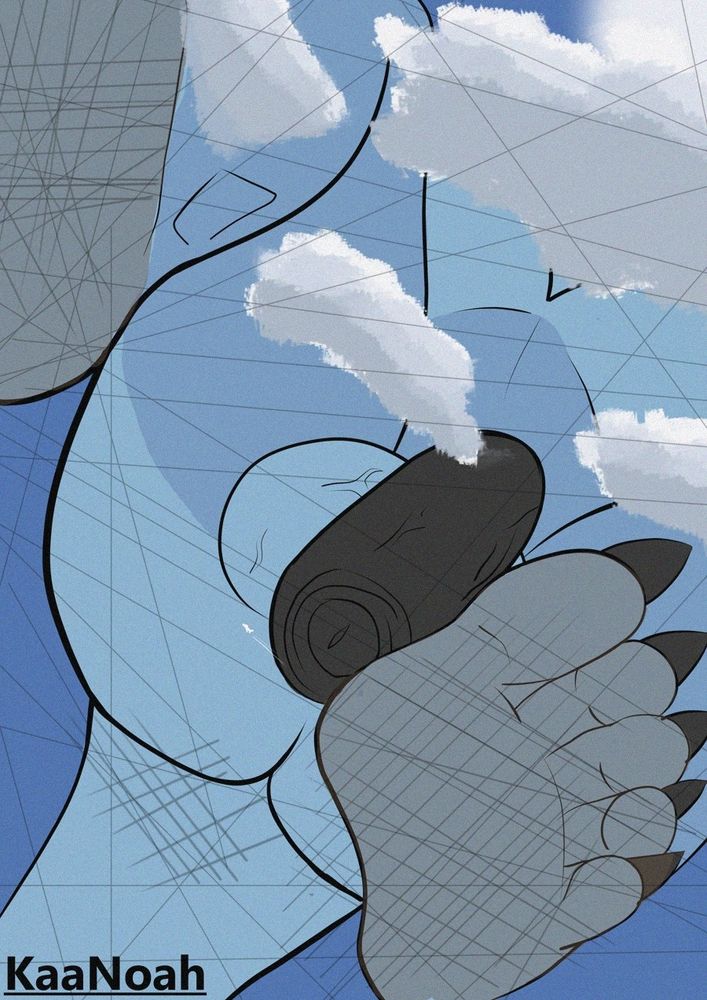 In here you can see a "bellow ground" view of Goddess Nix over a city on an ordinary day...