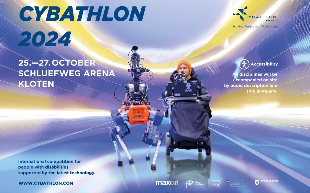 Ticket sales for CYBATHLON 2024 are to take place from 25 to 27 October 2024 in Switzerland.