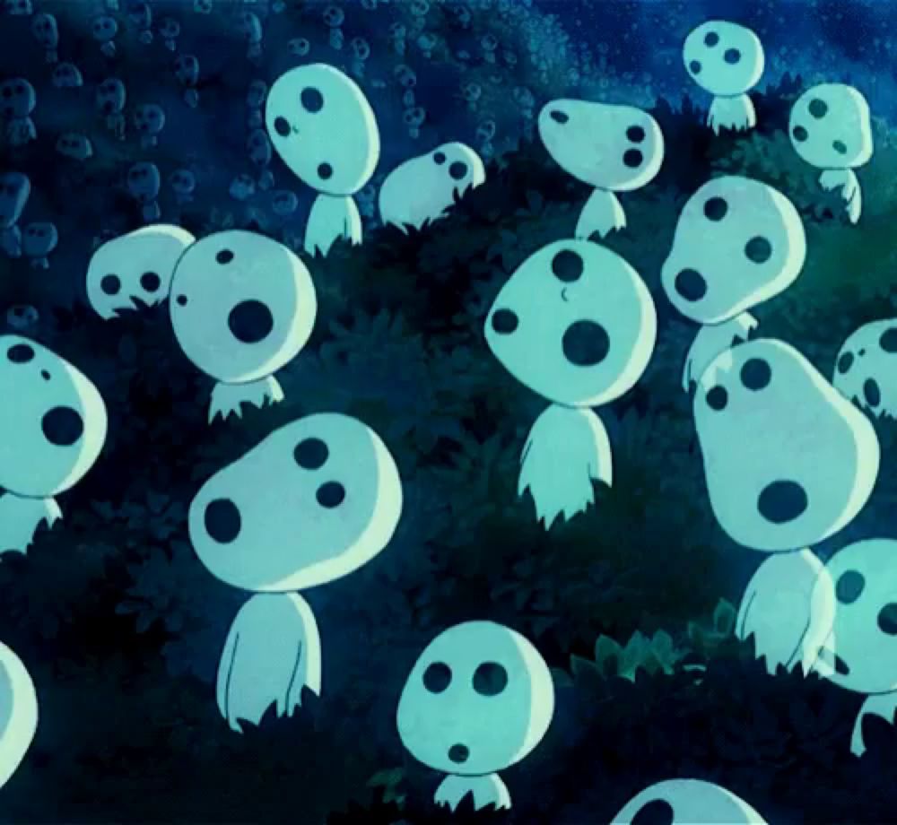 Princess Mononoke Spirits GIF