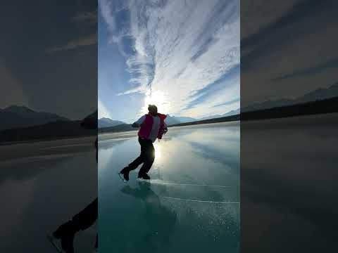 First backflip of wild ice season!! 🤘🏽#wildice #figureskating #frozenlake #nature #adventure