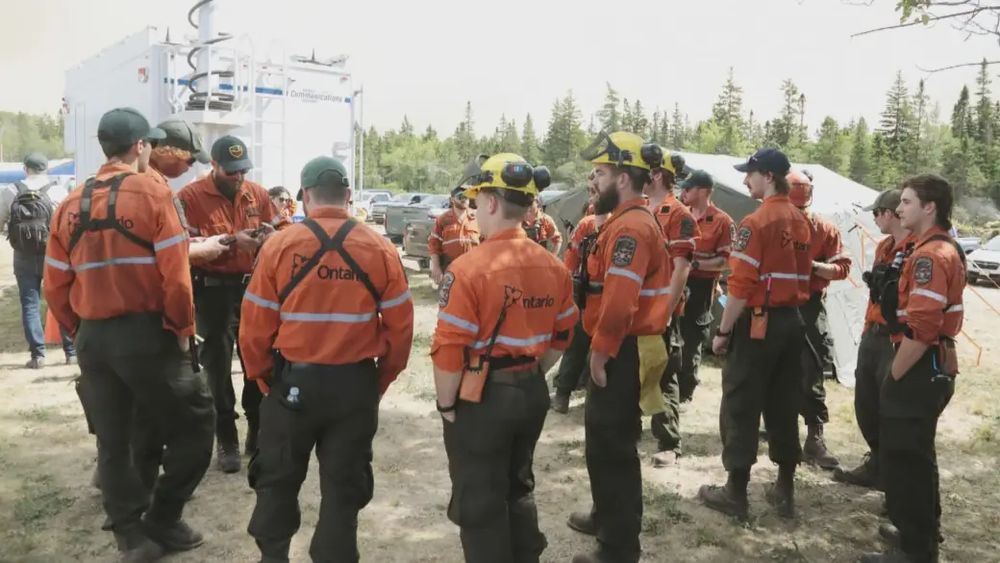 fire fighters helping with Nova Scotia fires