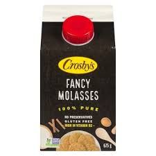 Fancy Molasses - Canadian a thick, dark syrup that is a byproduct of sugar production from sugar cane or sugar beets