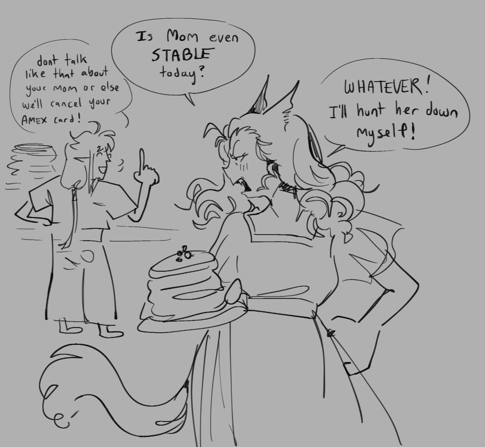 Adelaide bad mouthing her mom.