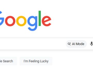 AI Mode button appears in the field on google.com