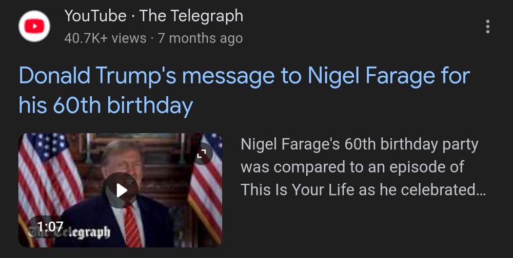 Trump said happy birthday 