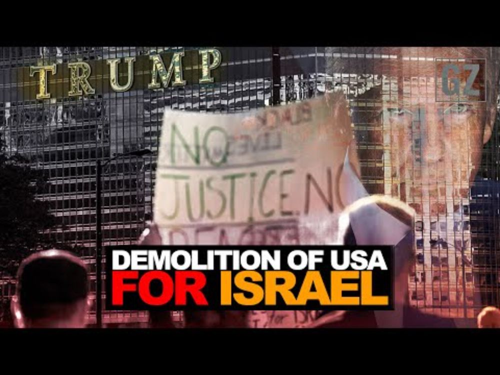 Trump uses Israel to justify controlled of demolition of America