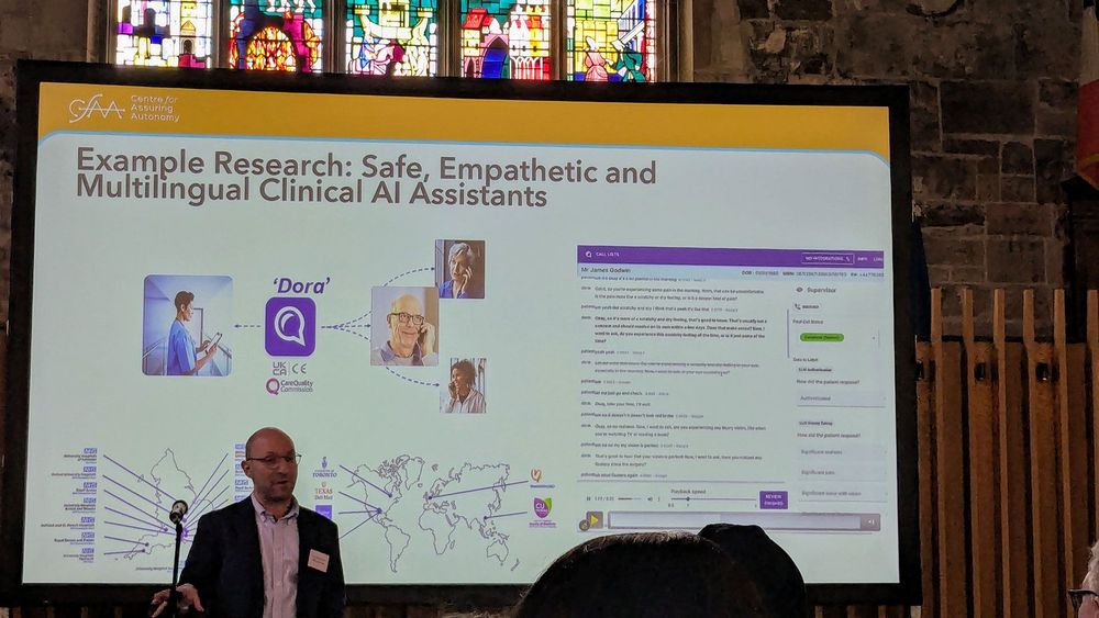 Prof Ibrahim Habli at the "Building Global Futures - AI and Healthcare" event