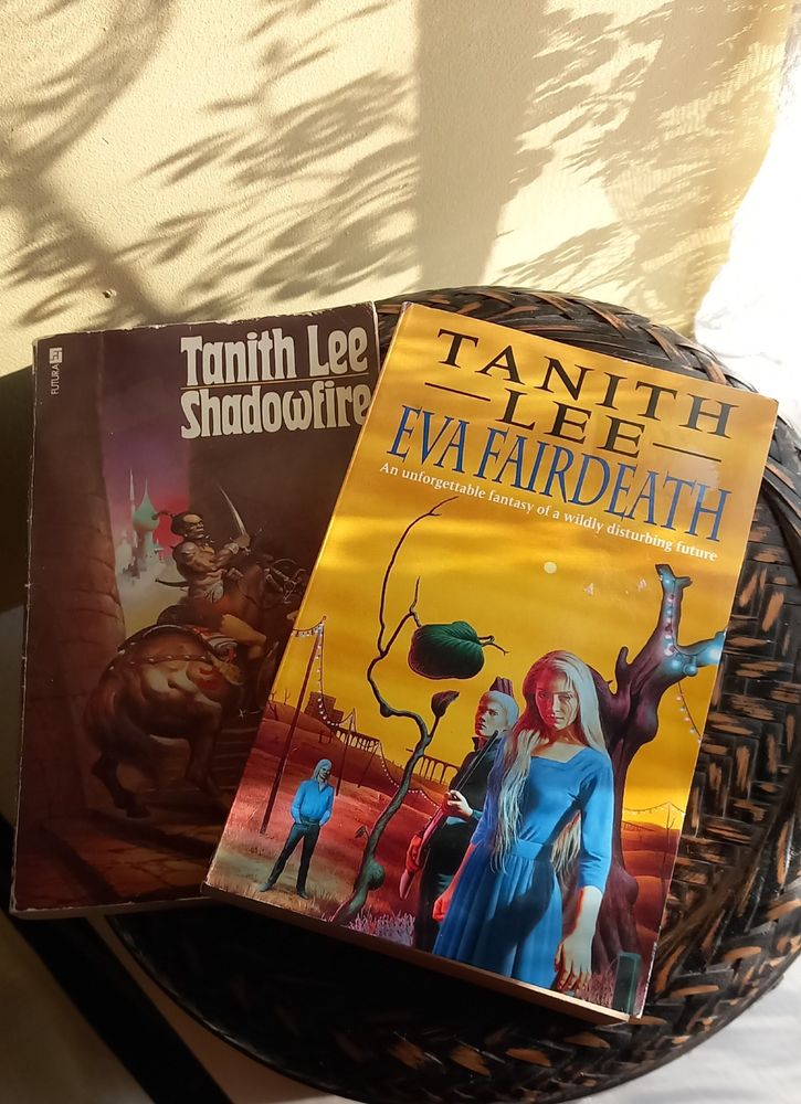 Paperback books by Tanith Lee. Shadowfire and Eva Fairdeath