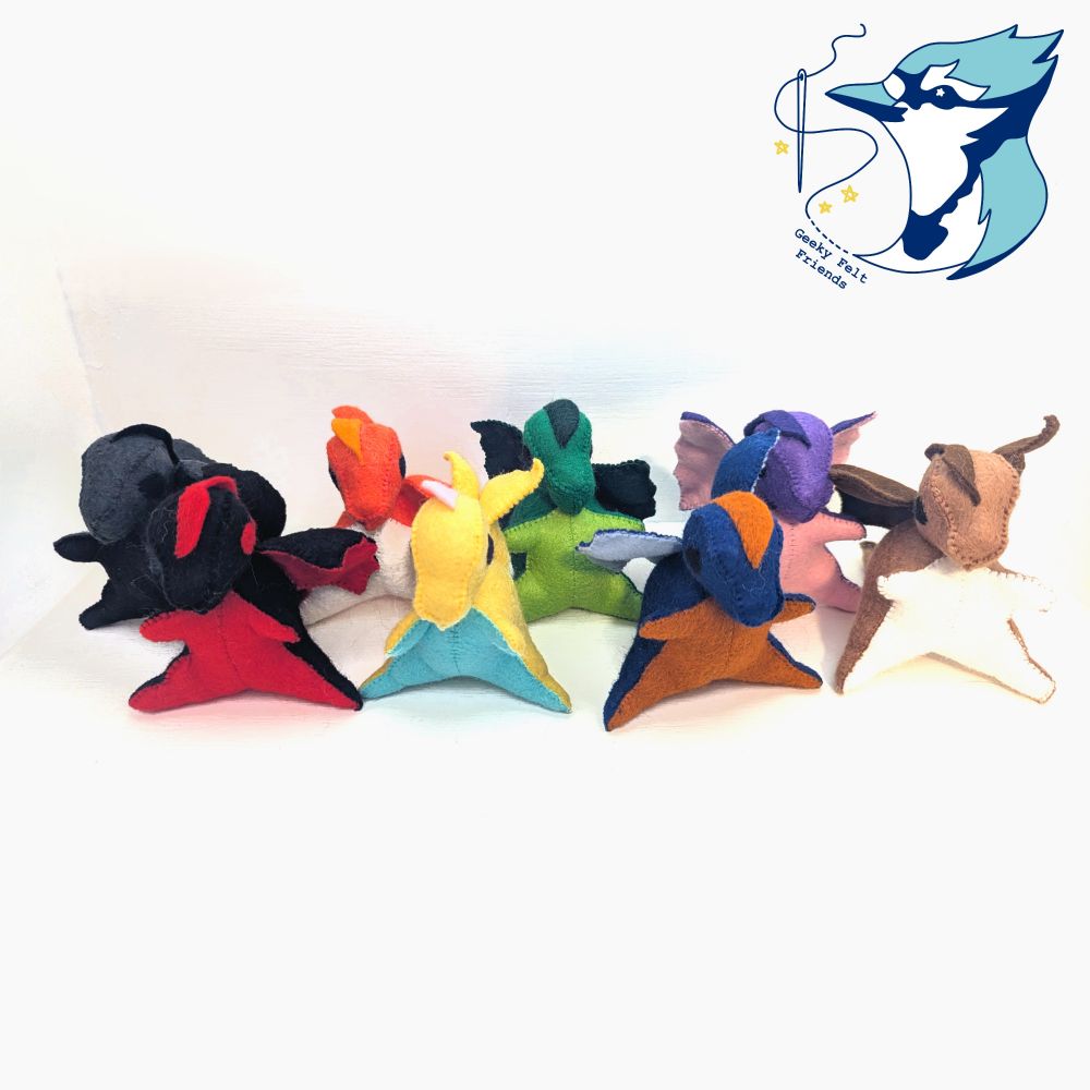 The same photo of the plush dragons from the post above