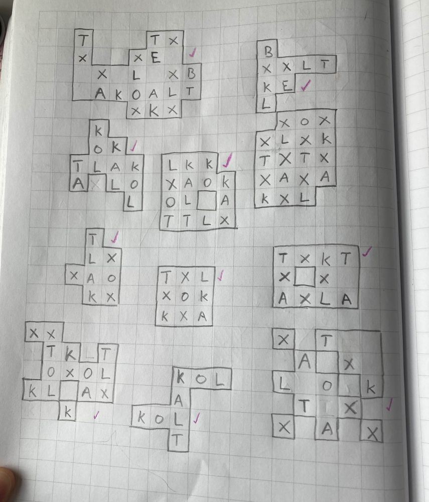 Several LOK puzzles I've made
