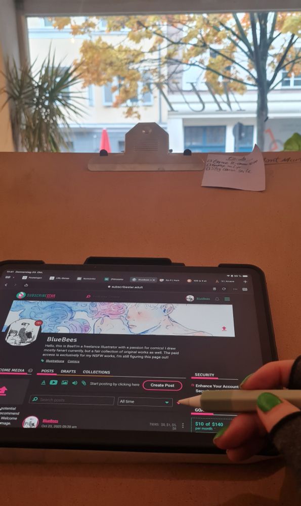 I'll be spending some time uploading all my old and new work there, so it'll be a little while for my gallery to return to its former glory 🫠 thank you for your patience!!

