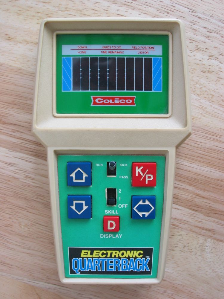 Coleco Electronic Quarterback handheld game