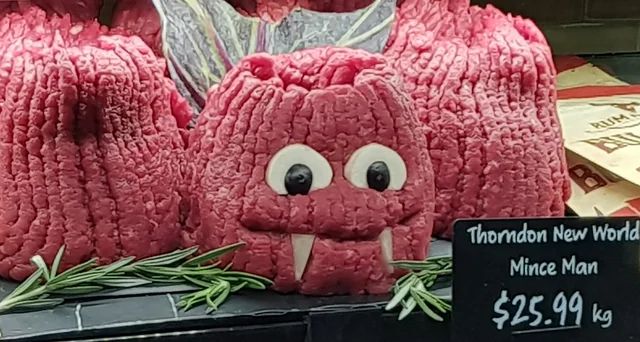 the meat man is a vampire! 