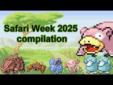 Safari Week 2025 | I had a crazy time hunting Shiny Pokemon in the Safari Zone | 8 Shinies found!