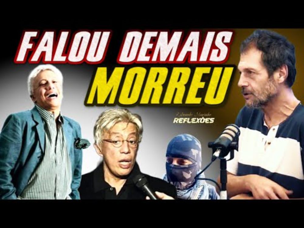 🔴 A QUEIMA DE ARQUIVO, CLODOVIL FALOU DEMAIS, Eduardo Marinho (( Reflexões Sociais ))