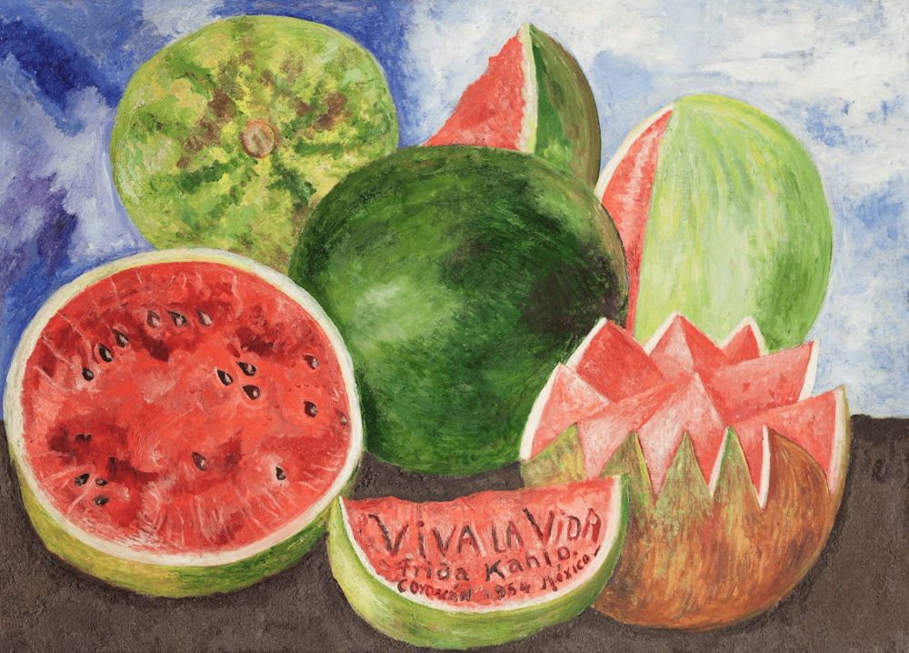 Pastèques, peinture gourmande de Kahlo