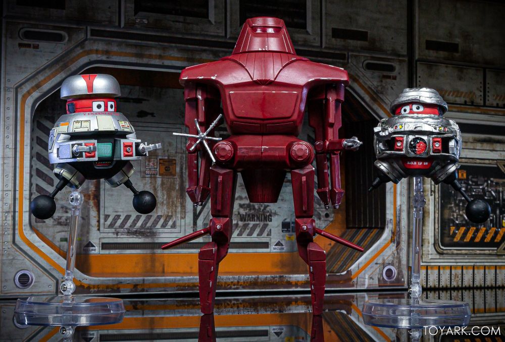 VINCent, Maximillian, and B.O.B from Disney's mad masterpiece of sci-fi, The Black Hole.