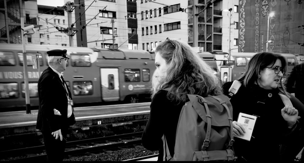 Photo en noir et blanc. 