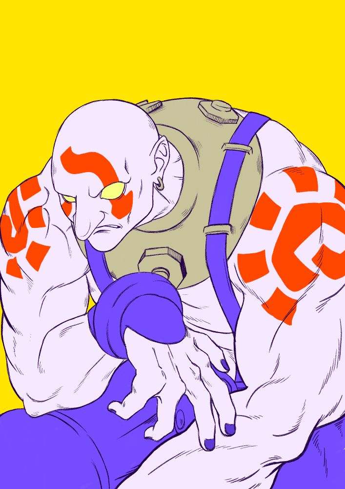 Necro from Street Fighter 3.