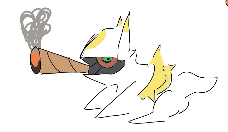 Arceus with the boof