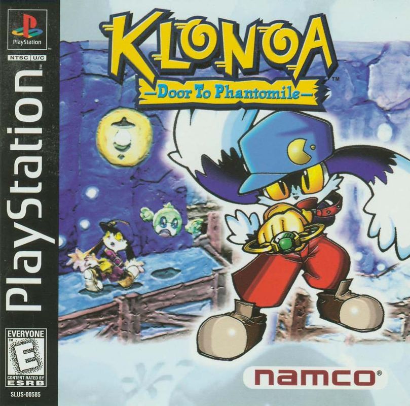 US boxart for Klonoa: Door to Phantomile (1998, Namco)