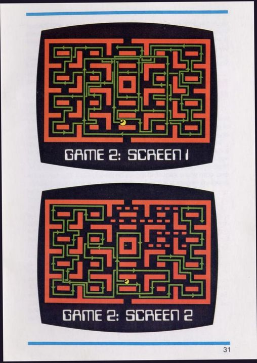 "Perfect Patterns" for the first two mazes in Game 2 of the 2600 version of Pac-Man.