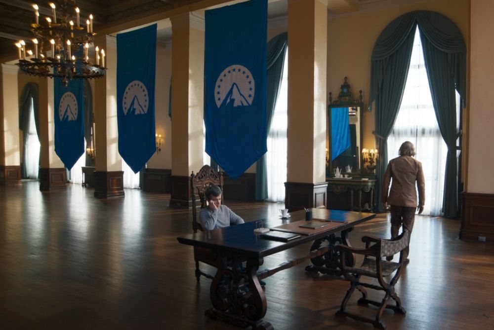 Paramount Plus depicted as Nazis on The Rehearsal