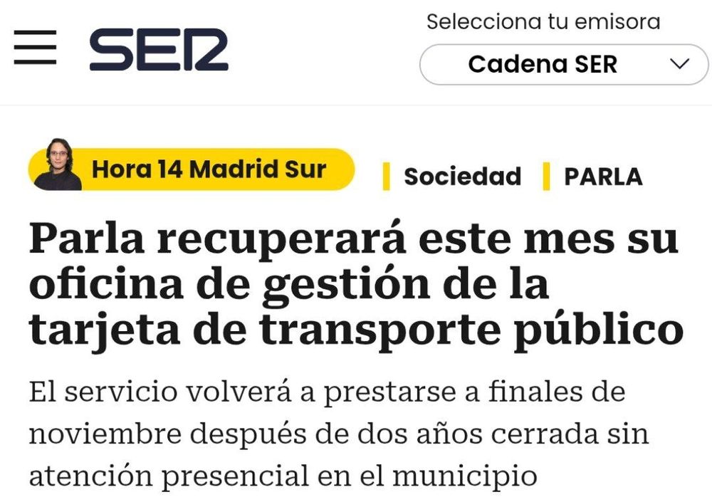 Portada informativa.