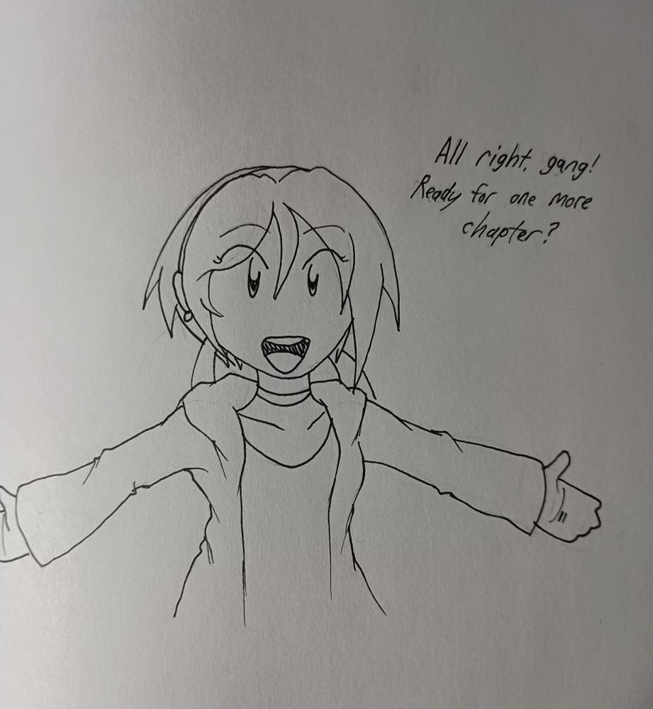 Rain: "All right, gang!  Ready for one more chapter?"