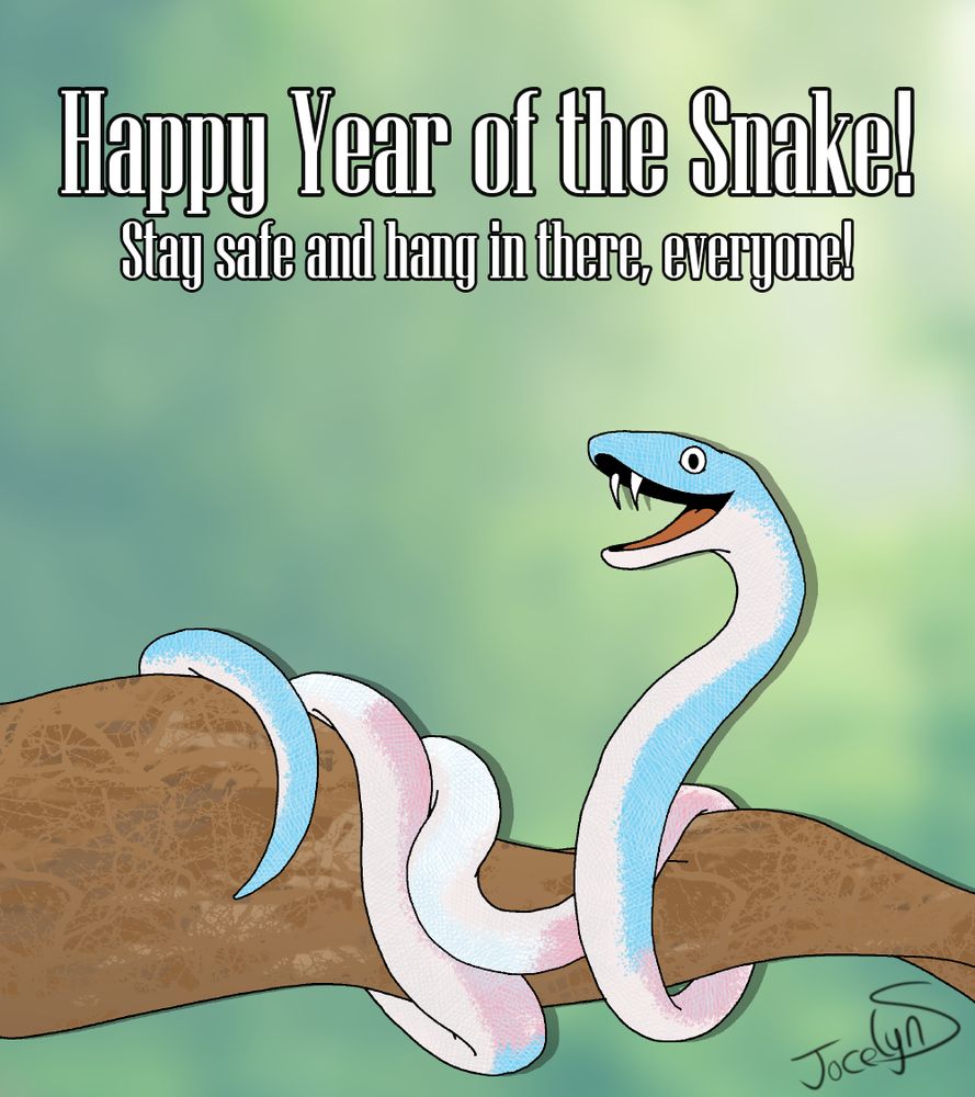 Happy Year of the Snake!  Stay safe and hang in there, everyone!
