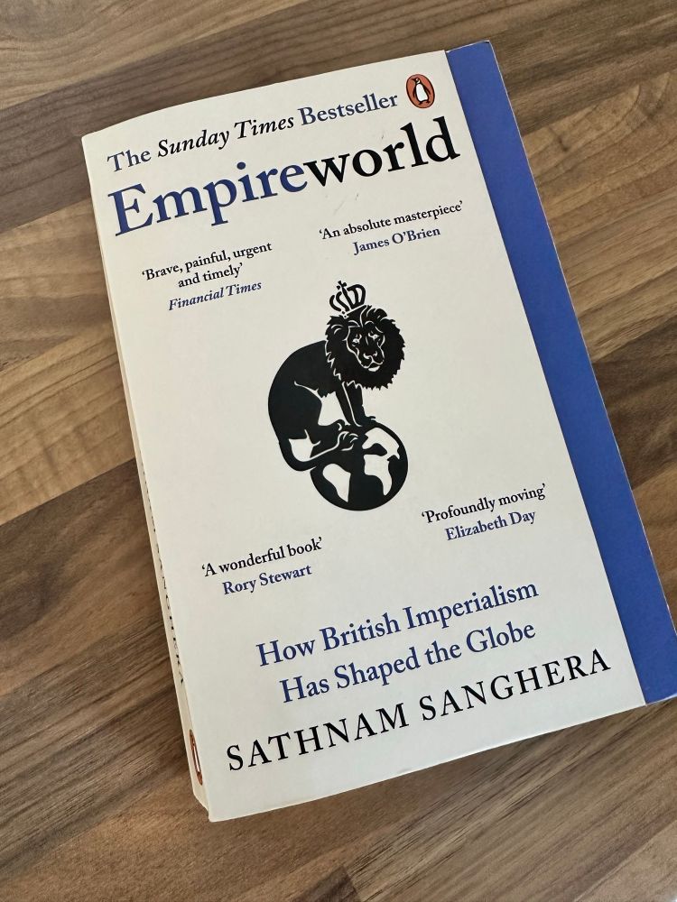 Empireworld book by Sathnam Sanghera in paperback 