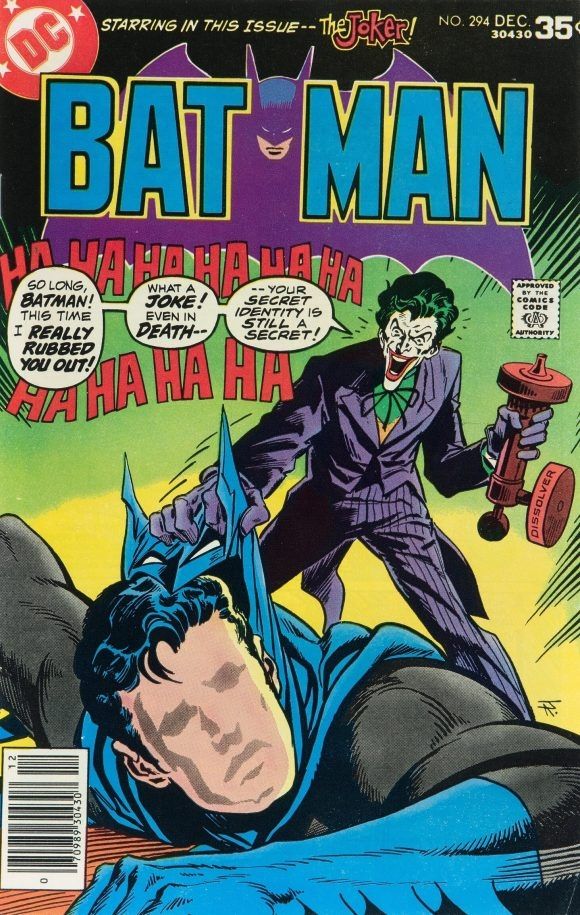 Batman Issue 294 featuring the Joker by Jim Aparo 