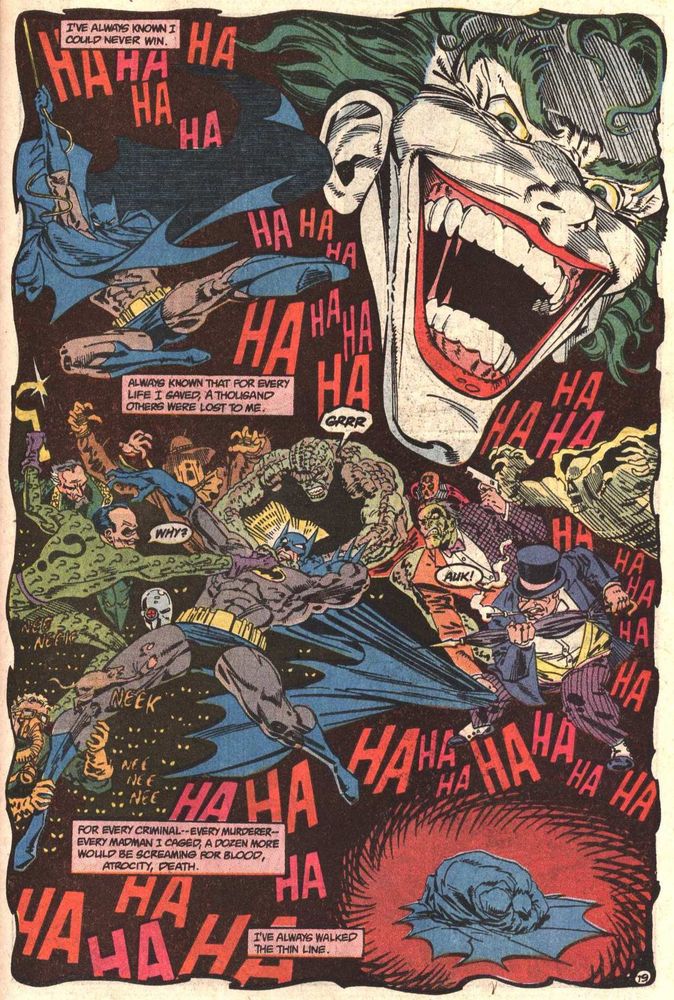 Joker,  Batman and company by Norm Breyfogle 