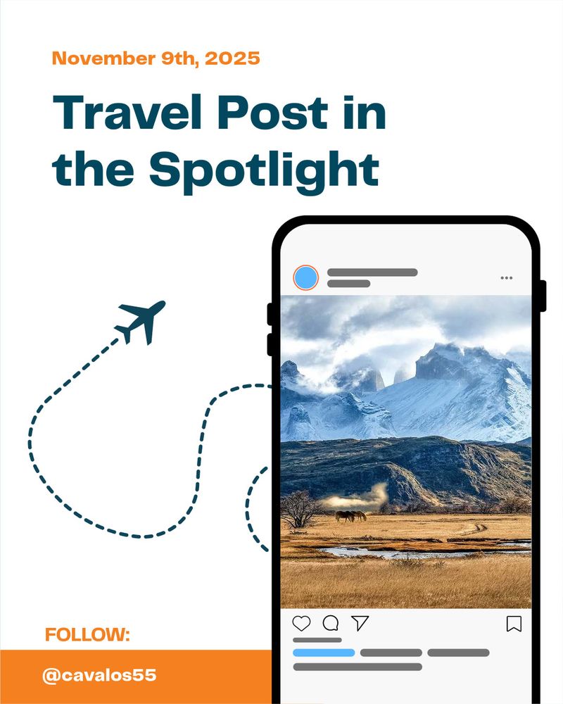 Our shoutout for the top social post of the day on Torres del Paine goes to @cavalos55 on Instagram. From @cavalos55: Experience the stunning beauty of Torres del Paine National Park in Chilean Patagonia. Witness horses grazing peacefully against the majestic backdrop of the Paine Massif, showcasing the harmony of nature and wildlife. #fliteon