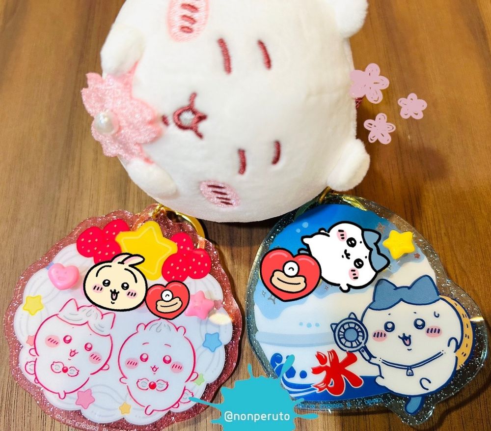 ちいかわのパチパチデコネームです