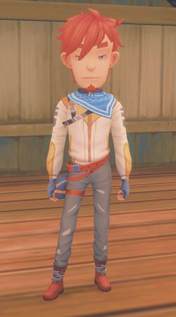 Character Arlo from the game My Time ar Portia