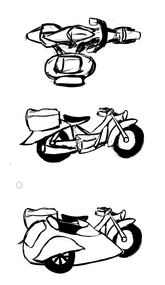 Motorcycle and sidecar