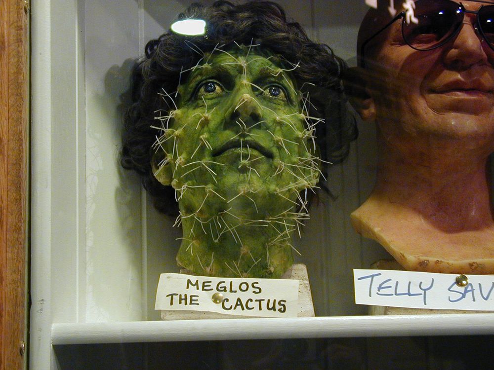 Tom Baker's cactus head at Madame Tussauds