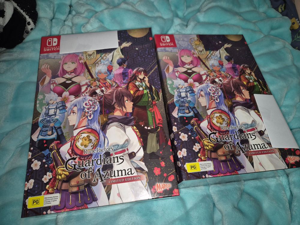 2 rune factory guardians of azuma special edition boxes