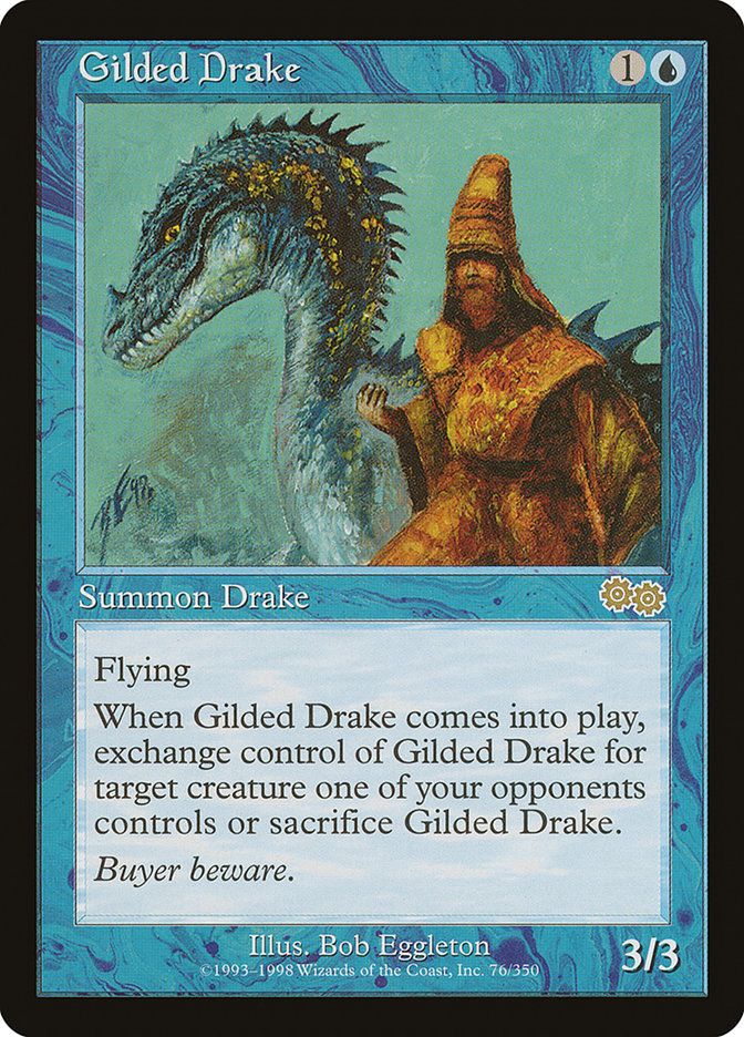 Urza's Saga Gilded Drake